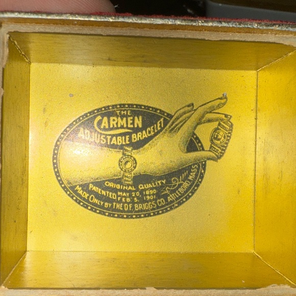 Vintage Carmen Sweetheart Expandable Bracelet With Box Opal - Picture 6 of 6